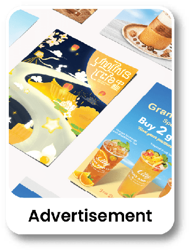 Advertisement card